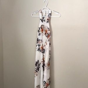 XL floral halter dress